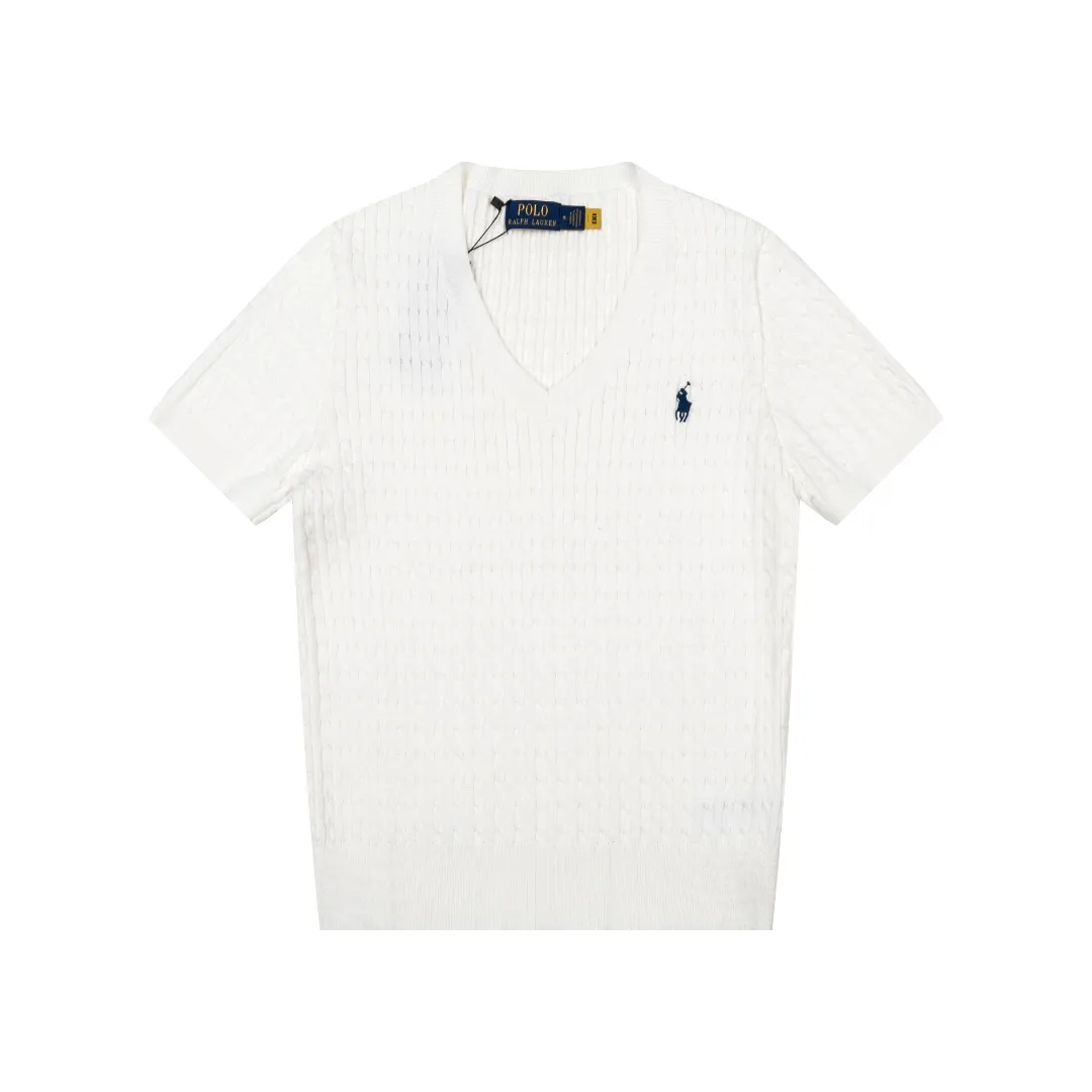 K 80 RALPH LAUREN V Classic T Versatile ：White Black Navy Blue Gray Purple Pink Red Light Blue Navy Blue Sizes：S M L XL ： ：